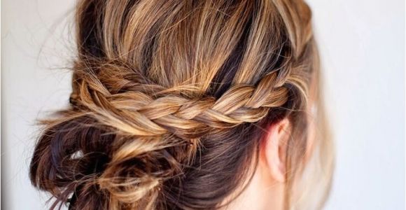 Quick Hairstyles with Braids 20 Easy Updo Hairstyles for Medium Hair Pretty Designs