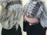 Rave Girl Hairstyles Hairstyle Ideas for Raves Luxury Glitter Roots and Braid Hair Nails