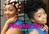 Relaxed Hairstyles Curls Amazing Rod Hairstyles Black Hair