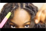 Sew In Weave Hairstyles Youtube Seun S No Leave Out Method Middle Part Full Sew In No Closure