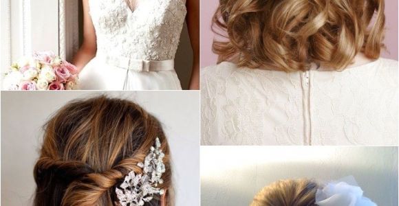 Short Hair Half Up Half Down Hairstyles for Weddings 9 Short Wedding Hairstyles for Brides with Short Hair