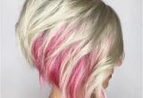 Short Hairstyles Pink Highlights 100 Mind Blowing Short Hairstyles for Fine Hair In 2018