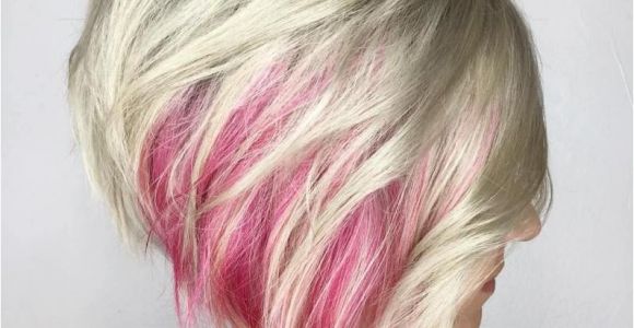 Short Hairstyles Pink Highlights 100 Mind Blowing Short Hairstyles for Fine Hair In 2018