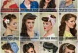 Simple 1950s Hairstyles 743 Best Pin Up Hair Tutorials Images