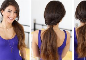 Simple Goddess Hairstyles Quick and Effortless Ponytail Hairstyle with Luxy Hair Extensions