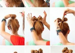 Simple Hairstyles Bow Diy Bow Tie Hairstyle Diy Easy Diy Diy Beauty Diy Hair Diy Fashion