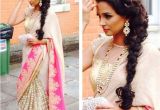 Simple Hairstyles On Saree 20 Simple and Cute Hairstyles for Mehndi Function This Season