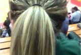 Simple Volleyball Hairstyles Tiny Multiple Braids Tied Into A Ponytail