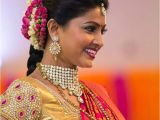 Sneha Wedding Hairstyle Actress Sneha S Hairstyles with Ethnic Wear Indian