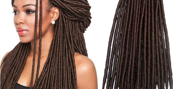 Try Hairstyles Online Dreadlocks Straight 14inch 18inch Dreadlocks Braids Synthetic Hair Extension