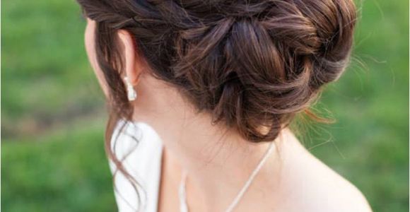 Updo Hairstyles for Weddings Bridesmaids 20 Beautiful Braided Updos for Brides Mon Cheri Bridals