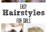 Very Easy Hairstyles for Girls Easy Hairstyles for Girls the Idea Room