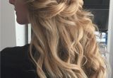 Wedding Hairstyles Blonde Long Hair Boho Wedding Hair Blonde Long Loose Beach Waves Half Up Highlights