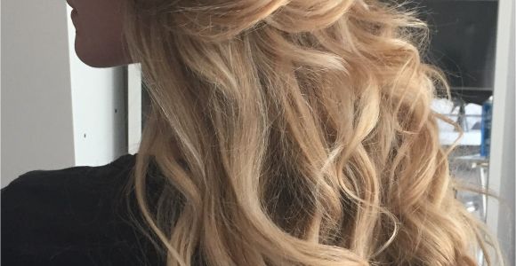 Wedding Hairstyles Blonde Long Hair Boho Wedding Hair Blonde Long Loose Beach Waves Half Up Highlights