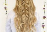 Wedding Hairstyles Down and Curly Half Up Half Down Braid Hairstyles Hair Pinterest