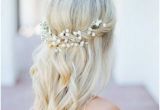 Wedding Hairstyles Half Up Half Down with Flower 18 Trending Wedding Hairstyles with Flowers