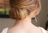 Wedding Hairstyles Low Updo Wedding Hair Low Chignon Casual Bridal Chignon soft Romantic