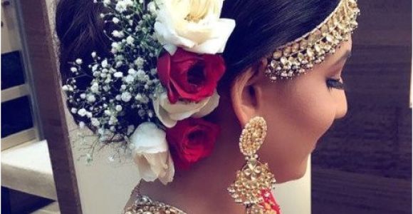 Wedding Hairstyles On Saree Hairstyle for Designer Saree Lovely Indian Bridal Hairstyles