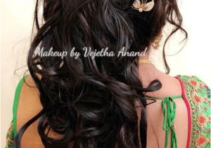 Wedding Hairstyles On Saree Romantic Bridal Updo by Vejetha for Swank Bridal Hairstyle Curls