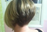 Wedged Bob Haircuts Stacked Wedge Haircut S Back View