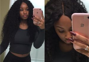 Wig Hairstyles for Black Women Middle Part Sew In with Lace Closure Ig Hairbychasitee